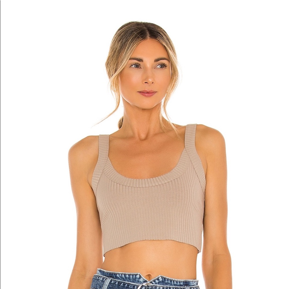 REVOLVE Lovers & Friends Tan Tank Top